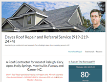 Tablet Screenshot of davesroofrepair.com